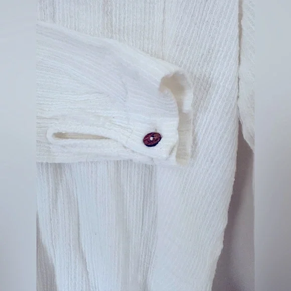 Billabong “In The Tide” White Beach Shirt - Picture 10 of 14